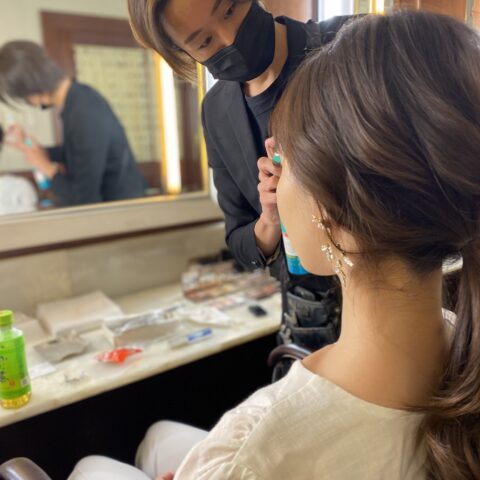 マンダリンでヘアメイク💄